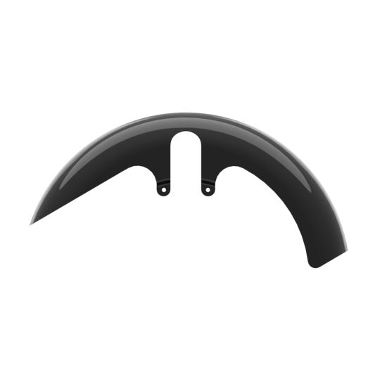 ADVANBLACK 18" Wide Fat Tire Front Fender for Harley Touring Models 2014-2023 - Vivid Black