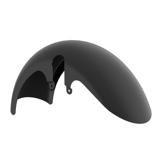 ADVANBLACK 18" Wide Fat Tire Front Fender for Harley Touring Models 2014-2023 - Unpainted