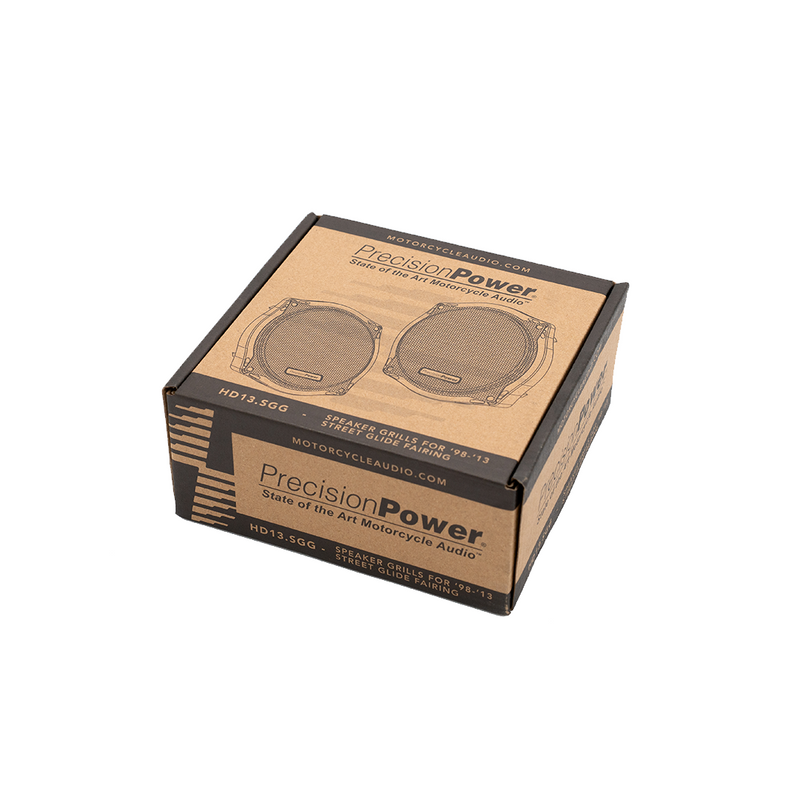 PRECISION POWER - '98-'13 Batwing Speaker Grills (Pair)