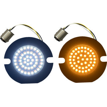 CUSTOM DYNAMICS Genesis® 4 Amber/White LED Turn Signal Inserts