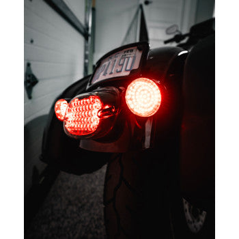 CUSTOM DYNAMICS Genesis® 4 Solid Red Bullet Rear Turn Signal Insert - Red - 1156