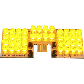 CUSTOM DYNAMICS LED Insert Front Fender Tip Light - Amber