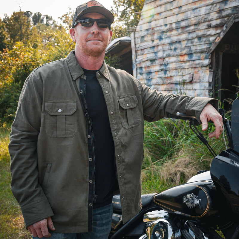 Sargeant - Mens Green Armored Flannel
