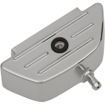 DRAG SPECIALTIES Rear Master Cylinder Reservoir - Chrome - FL/FX '85-'00