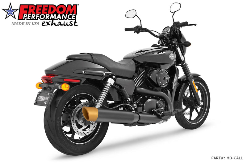 FREEDOM EXHAUST -  STREET SINGLE 4" SLIPONS