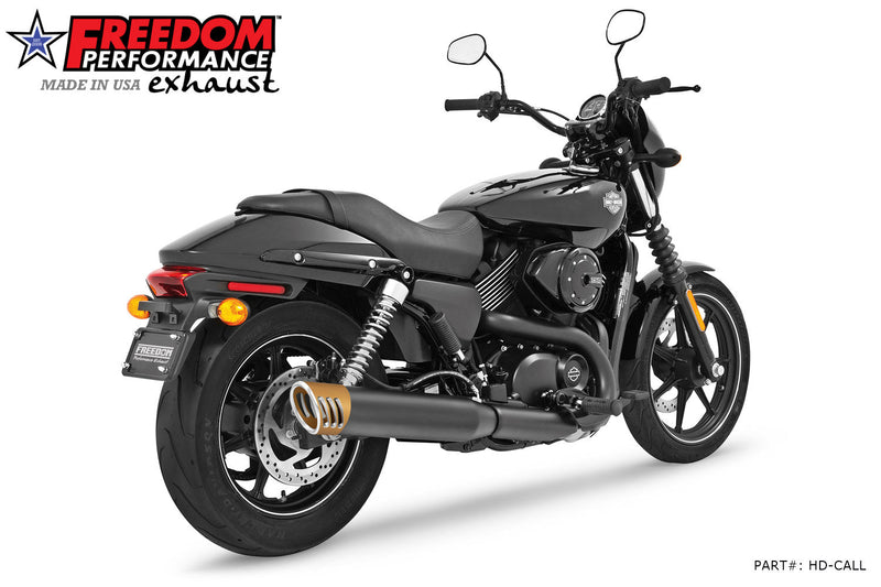 FREEDOM EXHAUST -  STREET SINGLE 4" SLIPONS