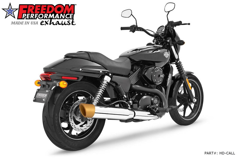 FREEDOM EXHAUST -  STREET SINGLE 4" SLIPONS