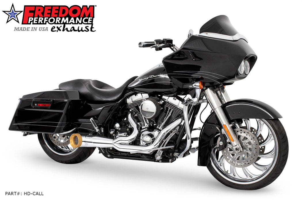 FREEDOM EXHAUST - TOURING 2-INTO-1 TURNOUT/SIDEDUMP FULL SYSTEM BUNDLE