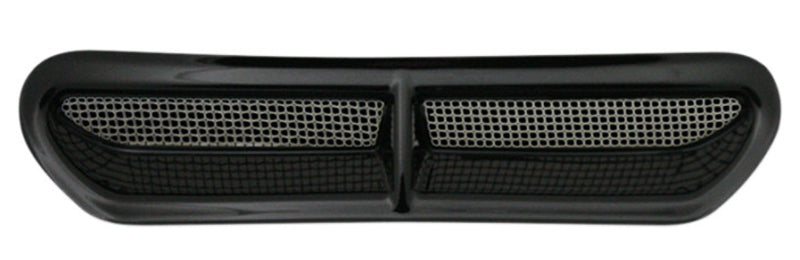 CUSTOM DYNAMICS Fairing Vent Cover with Stainless Steel Mesh - Black