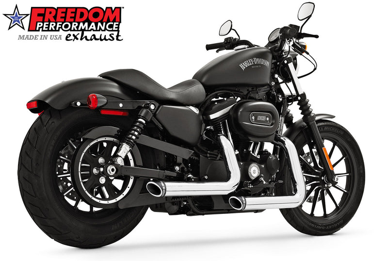 HARLEY SPORTSTER INDEPENDENCE STAGGERED DUALS 2004-2022