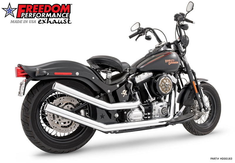 FREEDOM EXHAUST -  SOFTAIL UPSWEEPS *NOT FOR WIDE TIRE BIKES