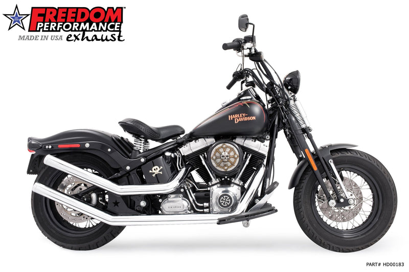 FREEDOM EXHAUST -  SOFTAIL UPSWEEPS *NOT FOR WIDE TIRE BIKES