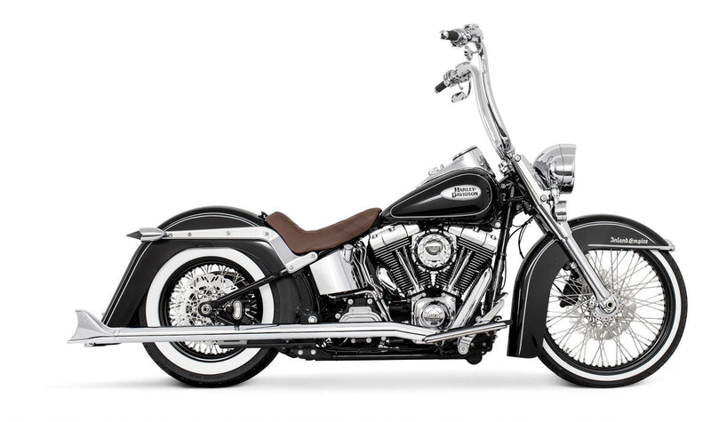 FREEDOM EXHAUST -  SOFTAIL 2.5" CLASSIC SHARKTAIL TRUE-DUALS FULL SYSTEM 1986-2017