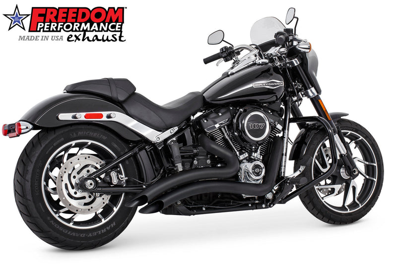 FREEDOM EXHAUST - SOFTAIL SHARP CURVE RADIUS 2018 to PRESENT M8 BUNDLE