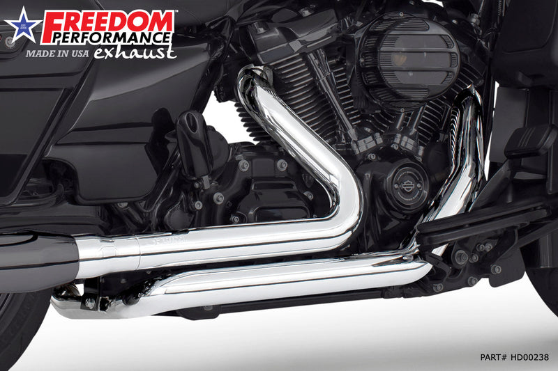 FREEDOM EXHAUST -  TRIKE/FREEWHEELER RIGHT SIDE TUCK & UNDER & CLASSIC TRUE-DUAL HEADERS