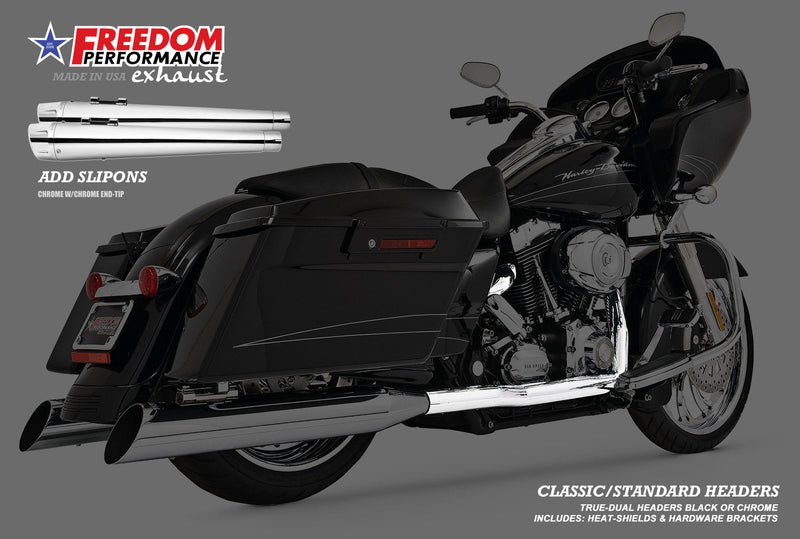 FREEDOM EXHAUST -  TOURING CLASSIC TRUE-DUAL HEADERS