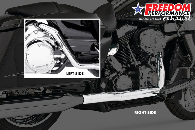 FREEDOM EXHAUST -  TRIKE/FREEWHEELER RIGHT SIDE TUCK & UNDER & CLASSIC TRUE-DUAL HEADERS