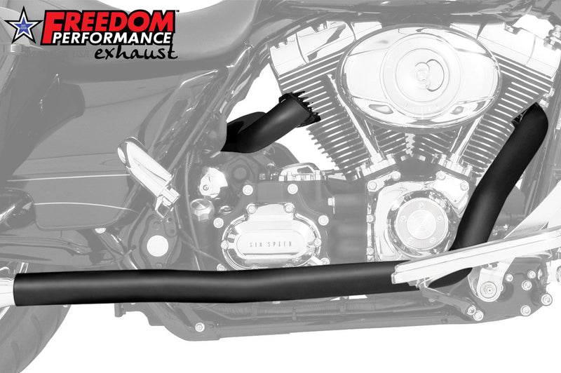 HARLEY FREE WHEELER RIGHT SIDE TUCK & UNDER & CLASSIC TRUE-DUAL HEADERS BUNDLE