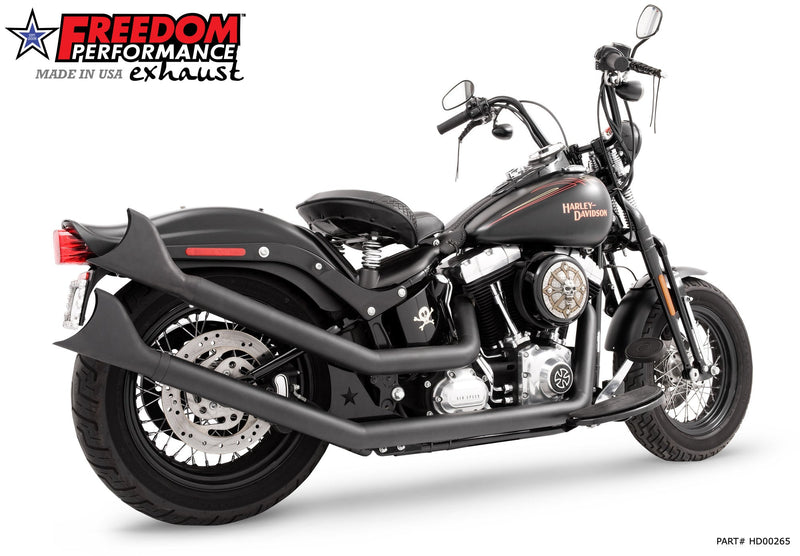 FREEDOM EXHAUST -  SOFTAIL UPSWEEPS *NOT FOR WIDE TIRE BIKES
