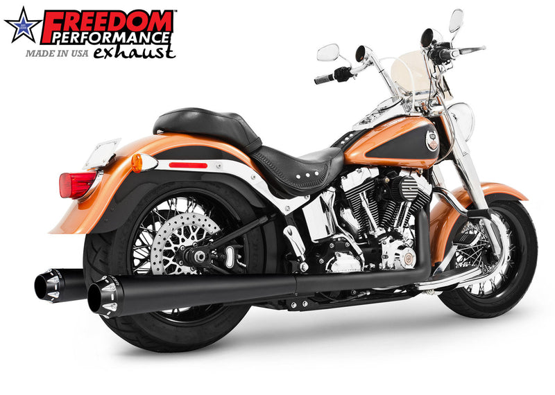 FREEDOM EXHAUST -  SOFTAIL 4.5" AMERICAN OUTLAW TRUE-DUAL FULL SYSTEM CLASSIC 1997-2017