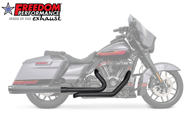 FREEDOM EXHAUST -  TOURING RIGHT SIDE TUCK & UNDER TRUE-DUAL HEADERS