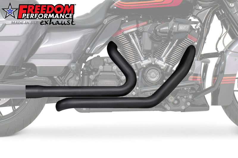 FREEDOM EXHAUST -  TOURING RIGHT SIDE TUCK & UNDER TRUE-DUAL HEADERS