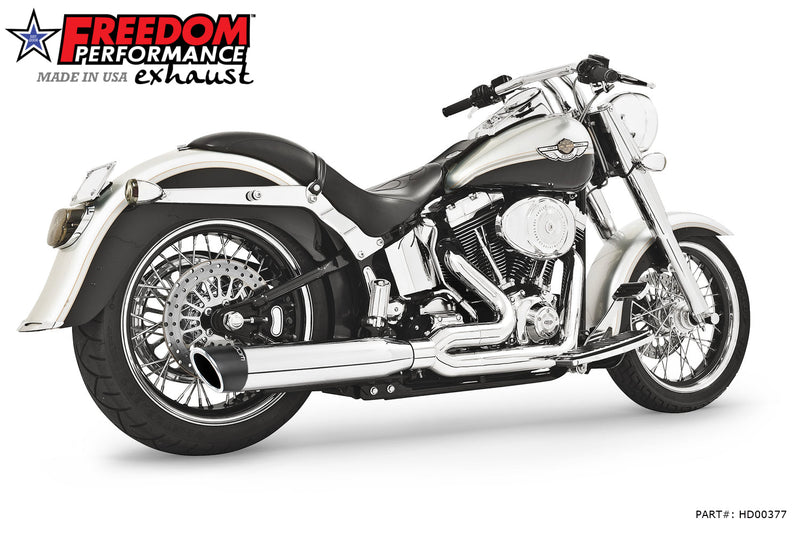HARLEY SOFTAIL ROCKER & BREAKOUT 4" UNION 2-INTO-1 RIGHT-SIDE ONLY 2007-2017