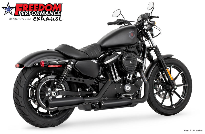 FREEDOM EXHAUST -  SPORTSTER 3.25" SLIP-ONS 2004-PRESENT