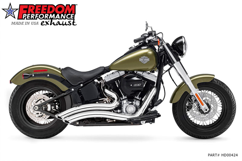 FREEDOM EXHAUST - SOFTAIL SHARP CURVE RADIUS (BUNDLE) 1986 to 2017