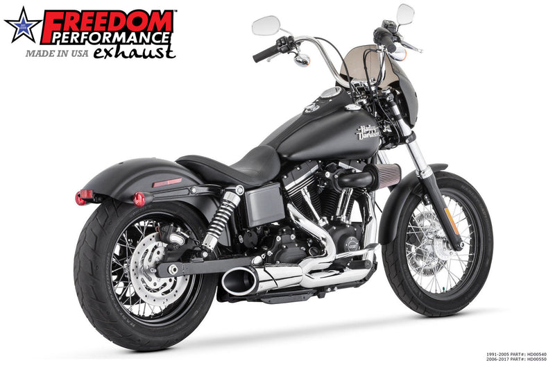FREEDOM EXHAUST -  DYNA 2-INTO-1 SHORTY