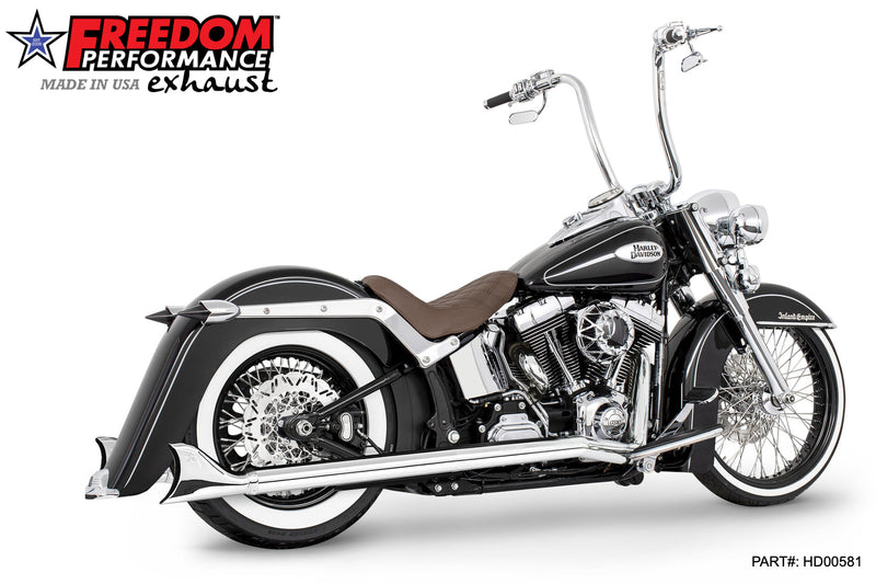 FREEDOM EXHAUST -  SOFTAIL 2.5" CLASSIC SLIP-ONS 1997-2017 *FITS FREEDOM HEADERS ONLY*
