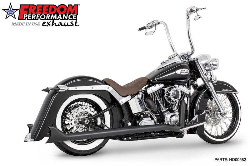 FREEDOM EXHAUST -  SOFTAIL 2.5" CLASSIC SLIP-ONS 1997-2017 *FITS FREEDOM HEADERS ONLY*