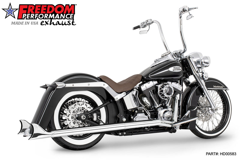 FREEDOM EXHAUST -  SOFTAIL 2.5" CLASSIC SLIP-ONS 1997-2017 *FITS FREEDOM HEADERS ONLY*