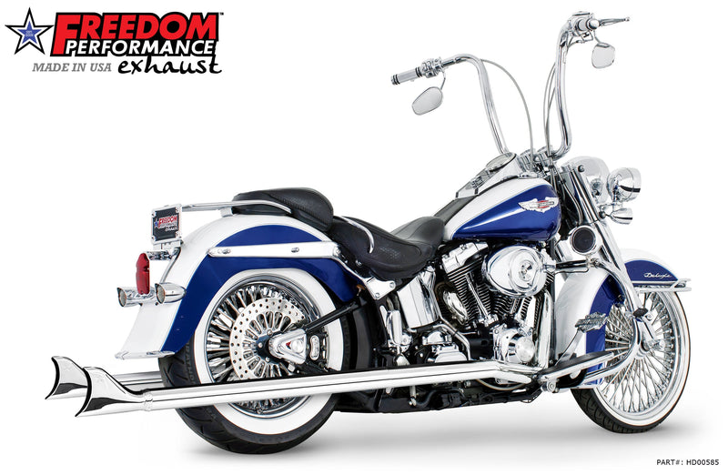 FREEDOM EXHAUST -  SOFTAIL 2.5" CLASSIC SLIP-ONS 1997-2017 *FITS FREEDOM HEADERS ONLY*