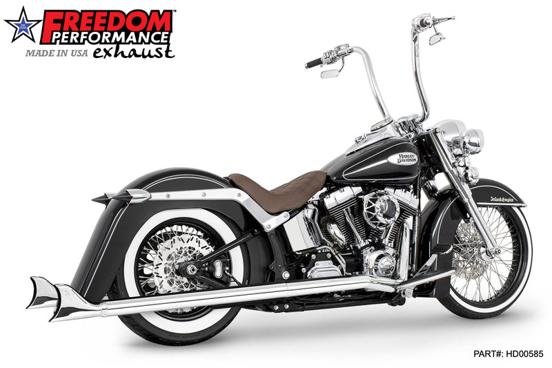 FREEDOM EXHAUST -  SOFTAIL 2.5" CLASSIC SLIP-ONS 1997-2017 *FITS FREEDOM HEADERS ONLY*