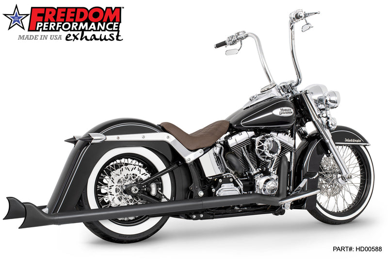 FREEDOM EXHAUST -  SOFTAIL 2.5" CLASSIC SLIP-ONS 1997-2017 *FITS FREEDOM HEADERS ONLY*