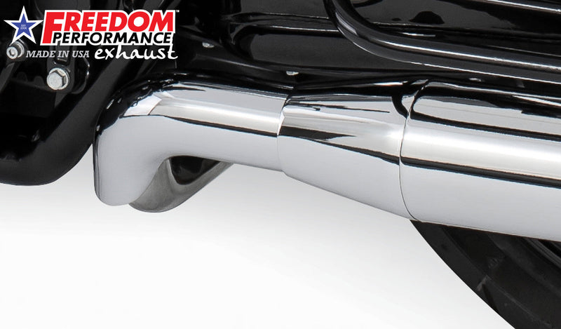 FREEDOM EXHAUST -  TOURING RIGHT SIDE TUCK & UNDER TRUE-DUAL HEADERS