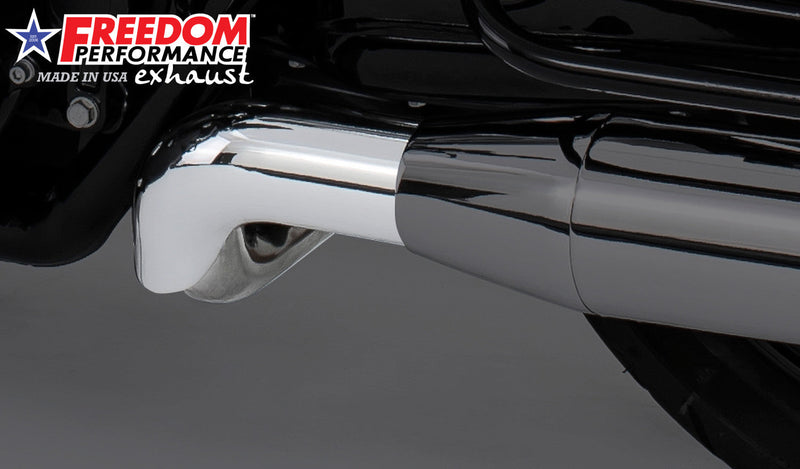 HARLEY FREE WHEELER RIGHT SIDE TUCK & UNDER & CLASSIC TRUE-DUAL HEADERS BUNDLE