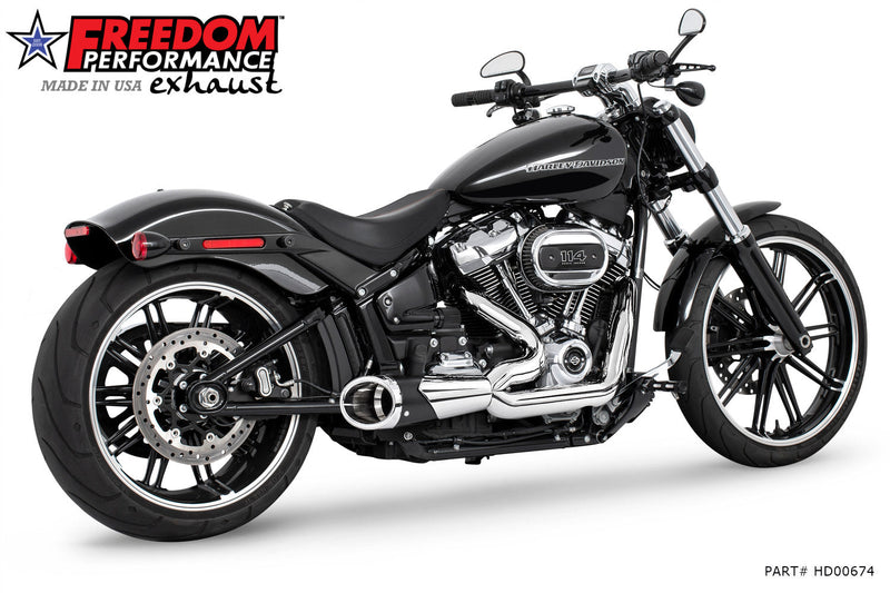 FREEDOM EXHAUST - SOFTAIL 2-INTO-1 SHORTY