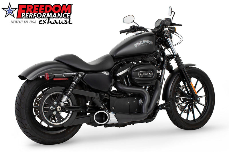 FREEDOM EXHAUST -  SPORTSTER 2-INTO-1 SHORTY 2004-PRESENT