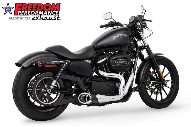 FREEDOM EXHAUST -  SPORTSTER 2-INTO-1 SHORTY 2004-PRESENT