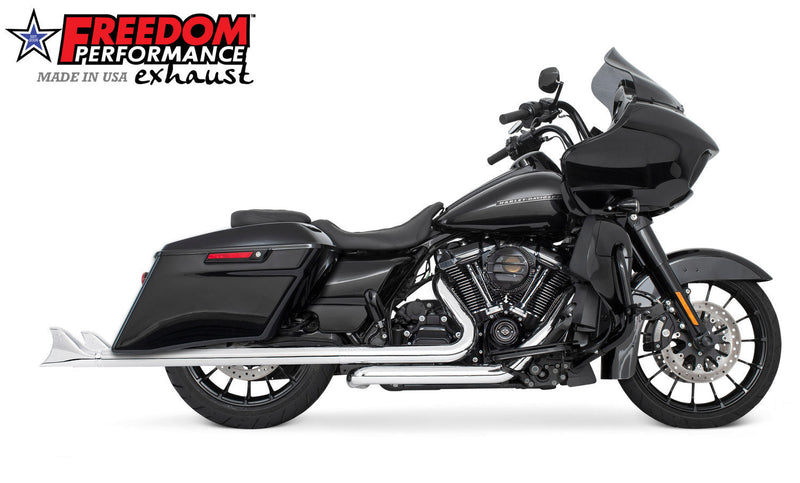 FREEDOM EXHAUST -  TOURING 2.5" SHARKTAIL M8 TRUE-DUAL FULL SYSTEM 2017-PRESENT