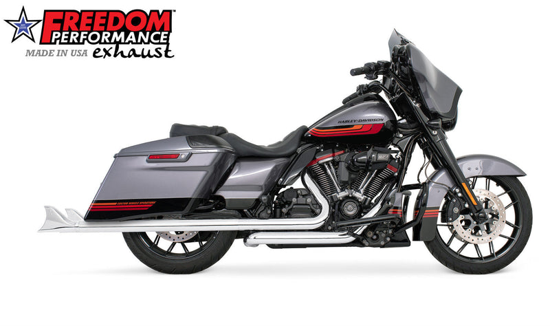 FREEDOM EXHAUST -  TOURING 2.5" SHARKTAIL M8 TRUE-DUAL FULL SYSTEM 2017-PRESENT