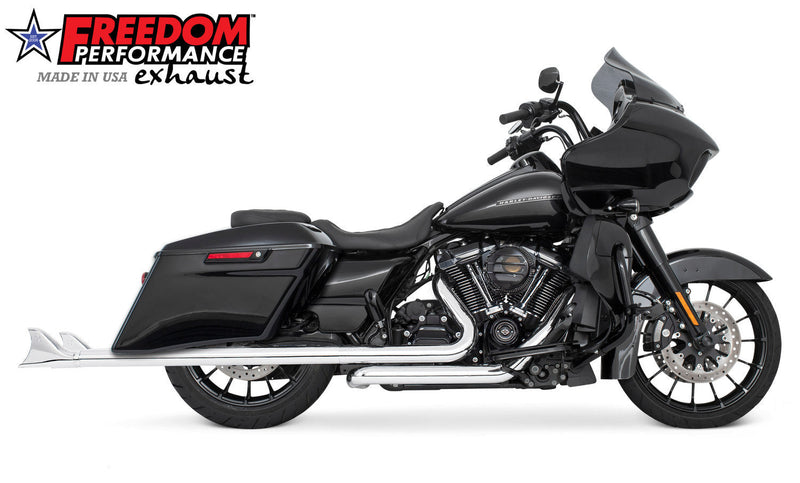 FREEDOM EXHAUST -  TOURING 2.5" SHARKTAIL M8 TRUE-DUAL FULL SYSTEM 2017-PRESENT