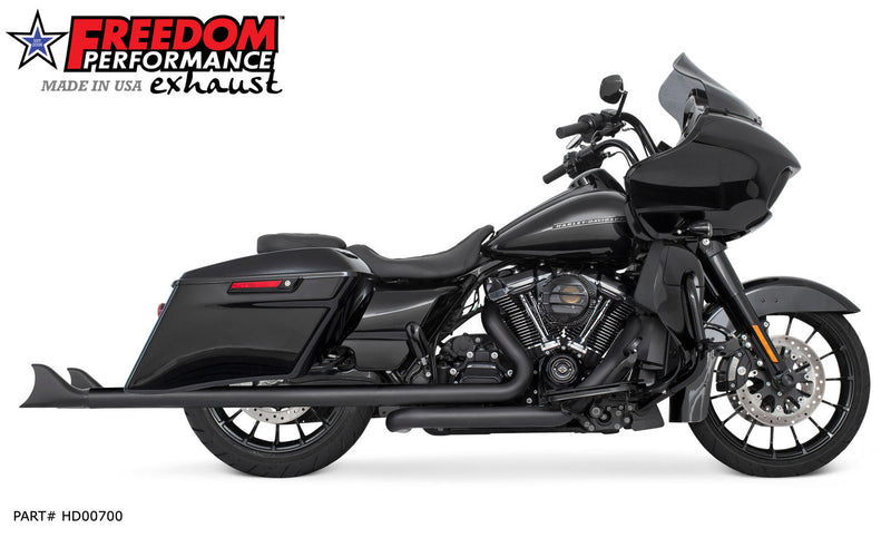 FREEDOM EXHAUST -  TOURING 2.5" SHARKTAIL M8 TRUE-DUAL FULL SYSTEM 2017-PRESENT