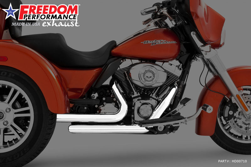 FREEDOM EXHAUST -  TRIKE/FREEWHEELER RIGHT SIDE TUCK & UNDER & CLASSIC TRUE-DUAL HEADERS