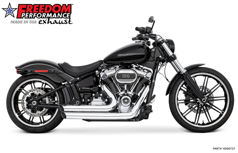 FREEDOM EXHAUST -  SOFTAIL AMENDMENT SIDE SLASH