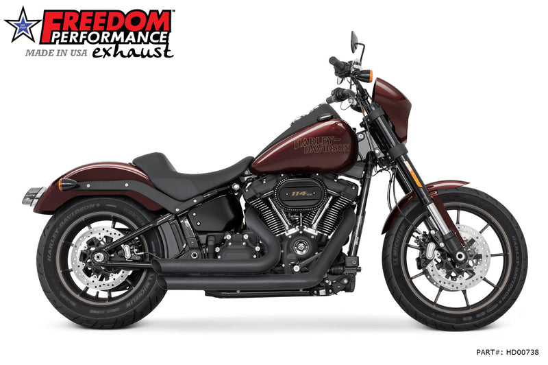 FREEDOM EXHAUST -  SOFTAIL AMENDMENT SIDE SLASH