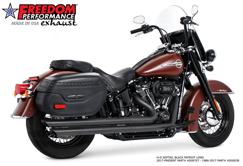 FREEDOM EXHAUST - SOFTAIL PATRIOT LONG