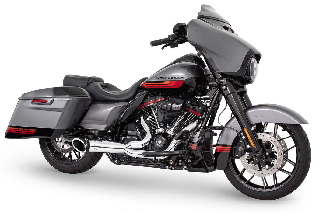 FREEDOM EXHAUST - TOURING 2-INTO-1 TURNOUT/SIDEDUMP FULL SYSTEM BUNDLE